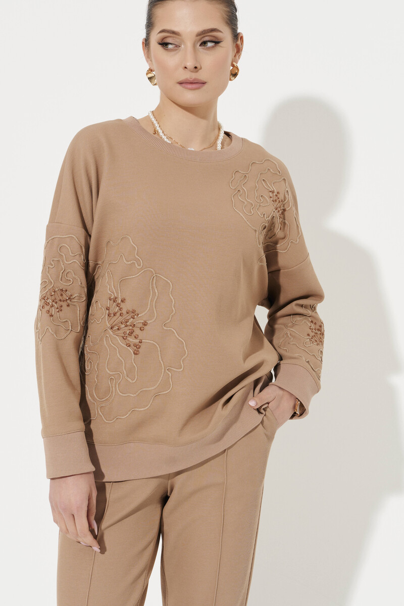 

Джемпер женский, Бежевый;капучино