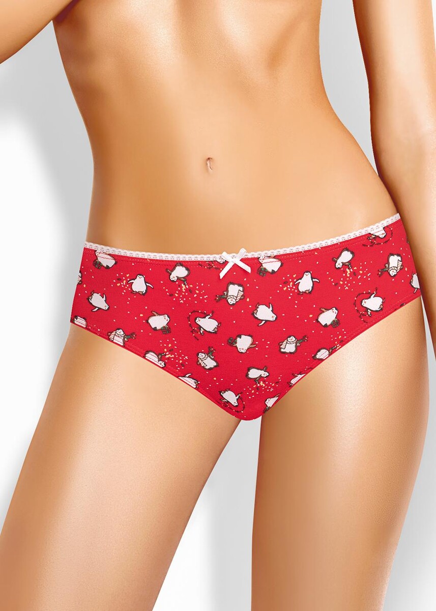 

Трусы, Красный;красный/молочный