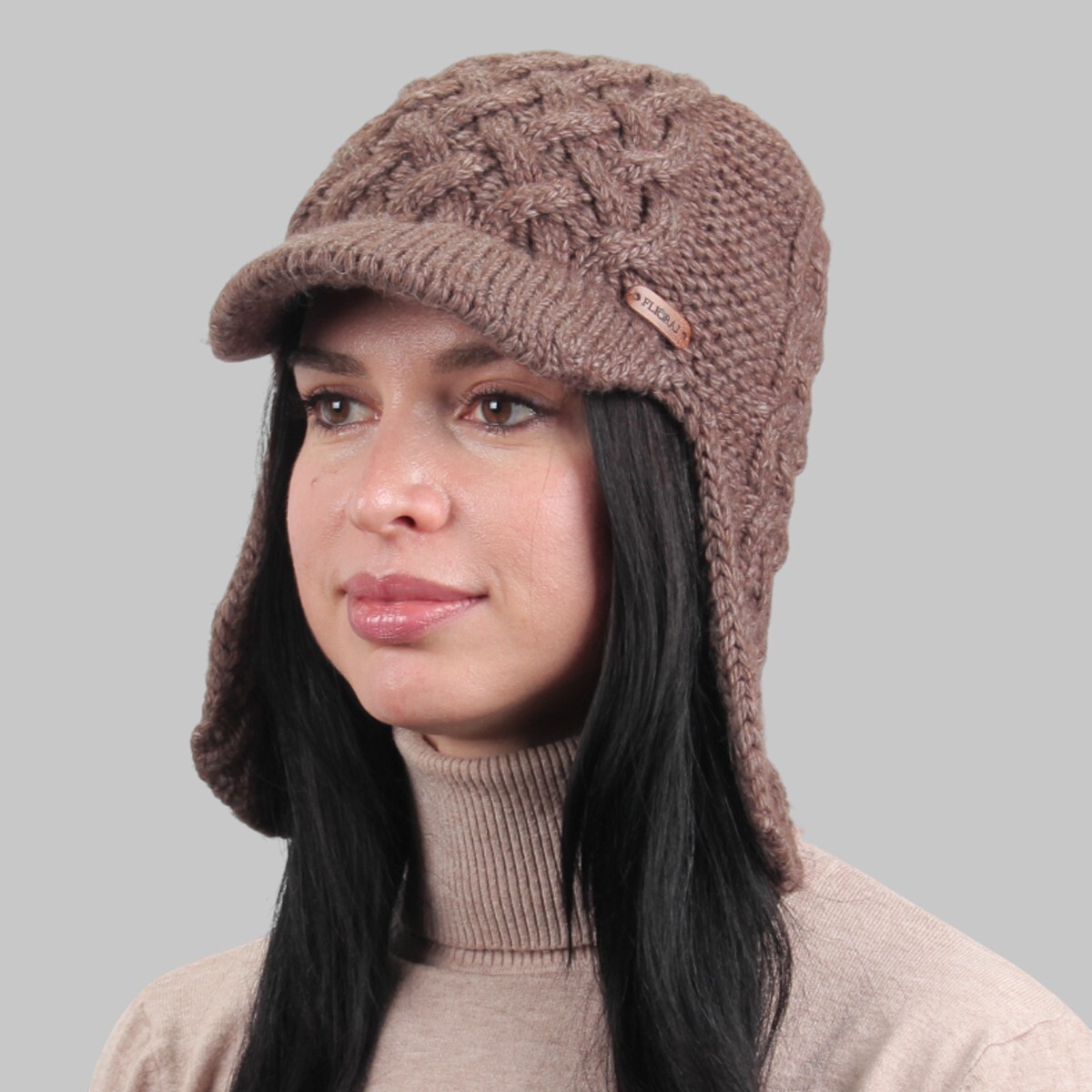 

Шапка ушанка, Бежевый