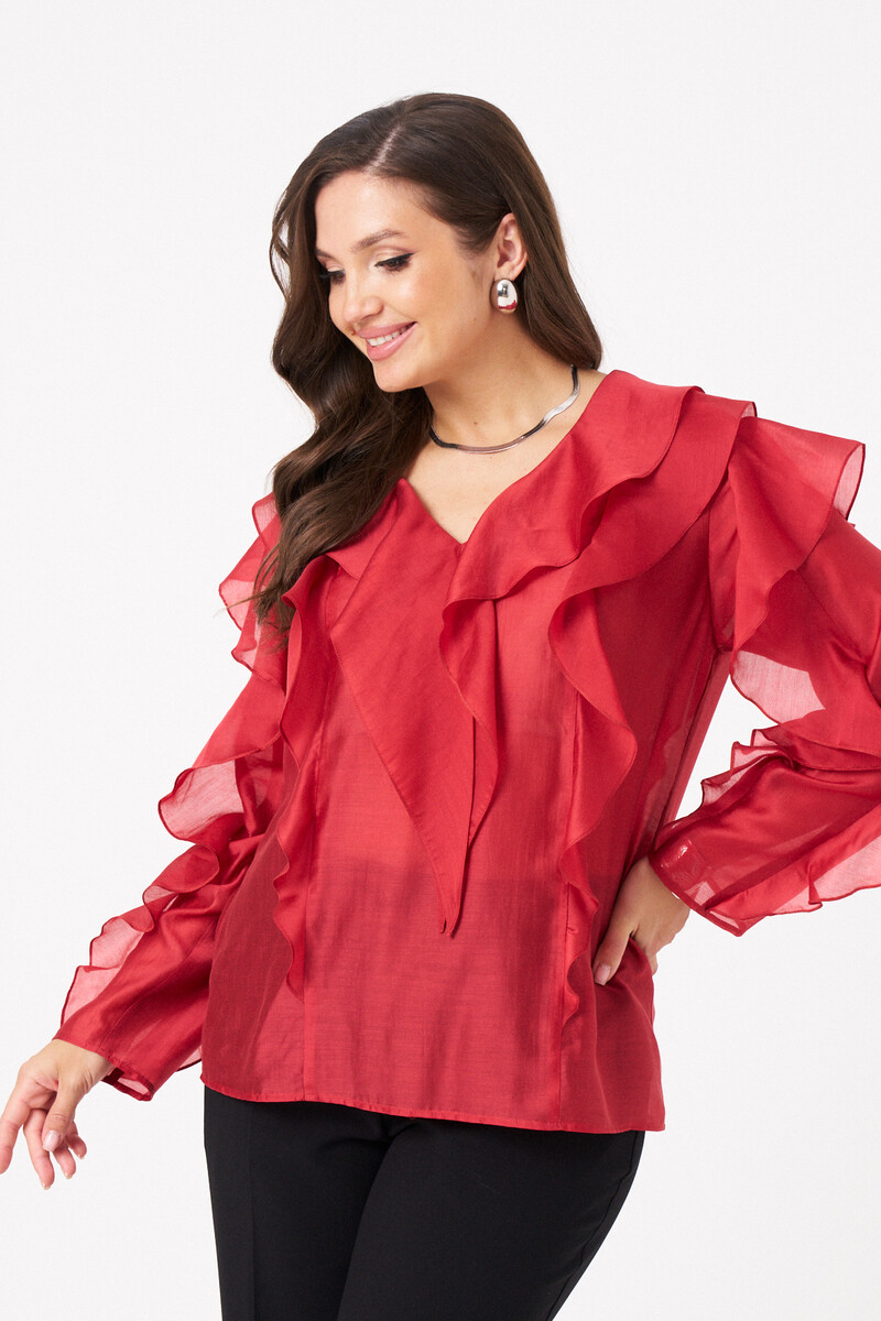 

Блузка женская, Красный;терракотовый