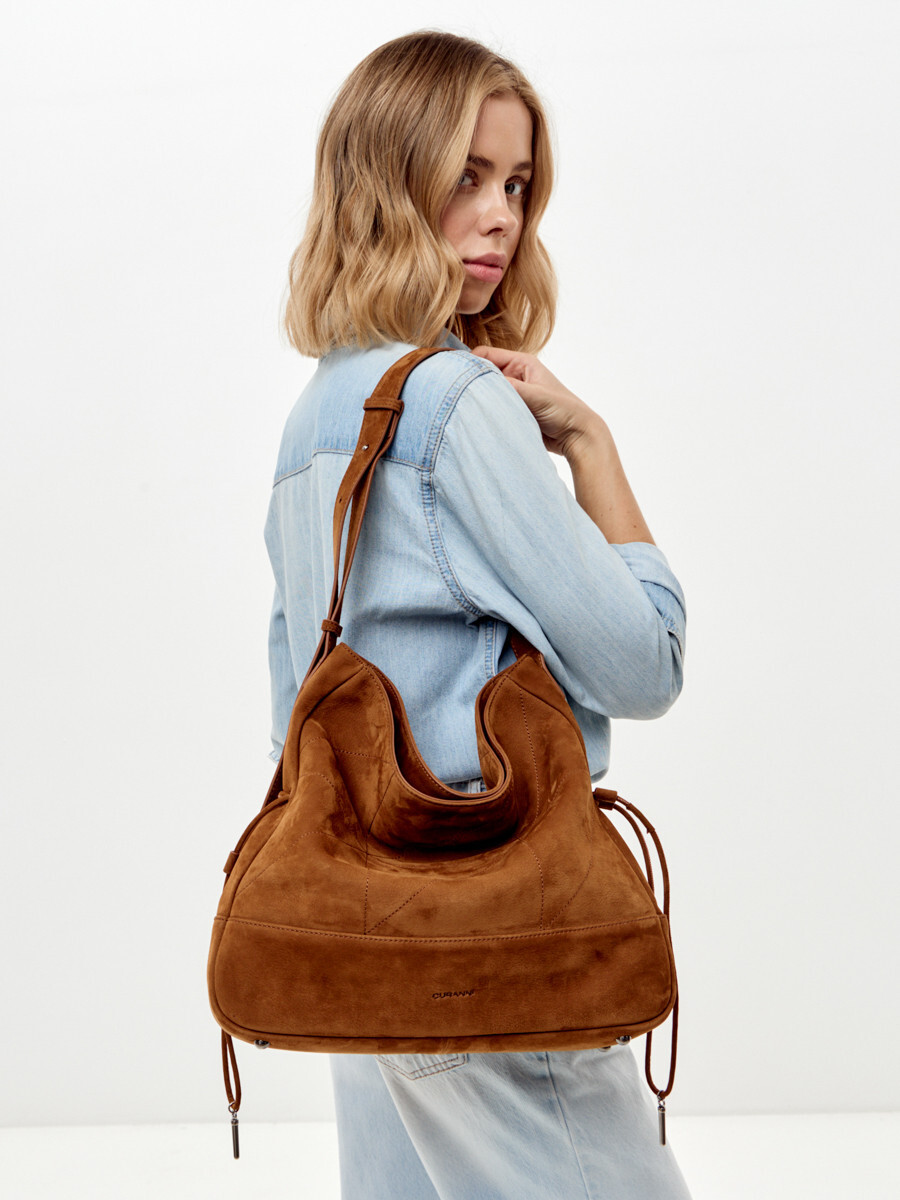 

Сумка, Коричневый;белый