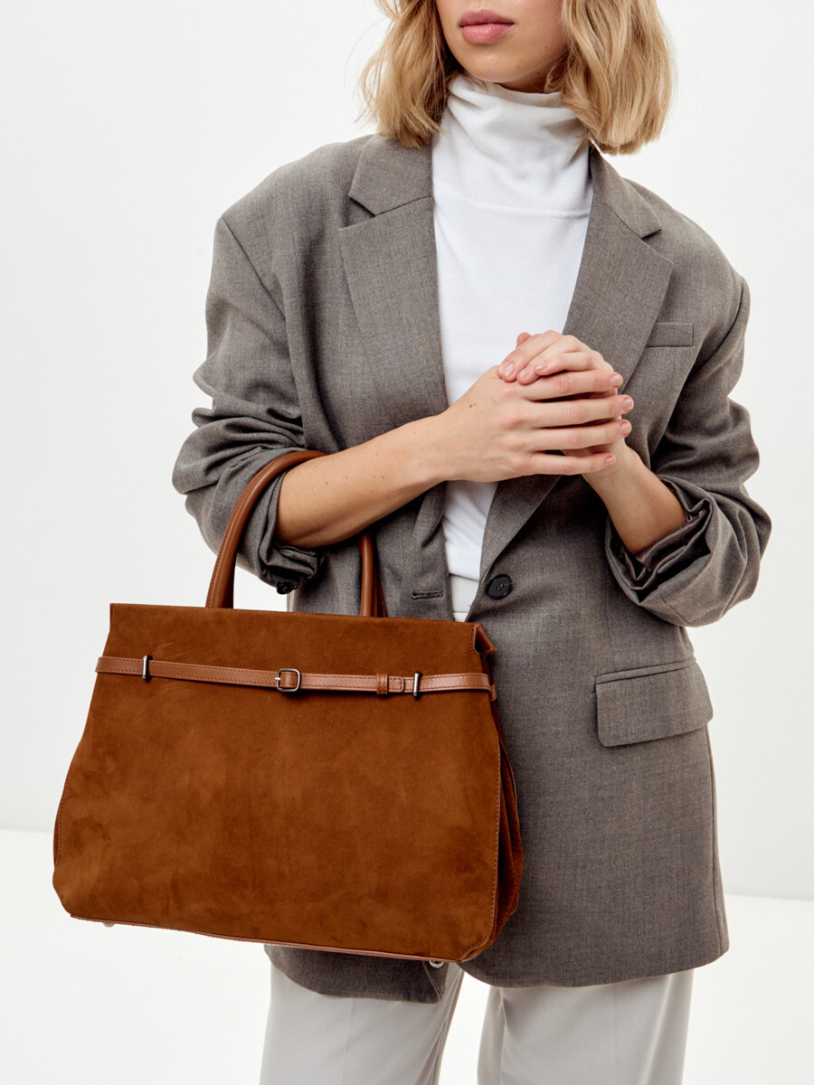 

Сумка, Коричневый;белый