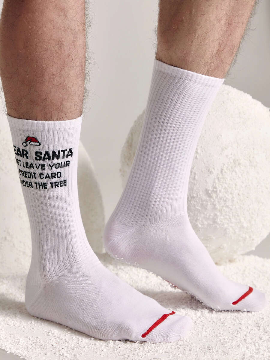 

Носки мужские "DiWaRi" NEW YEAR 21С-35СП, Белый