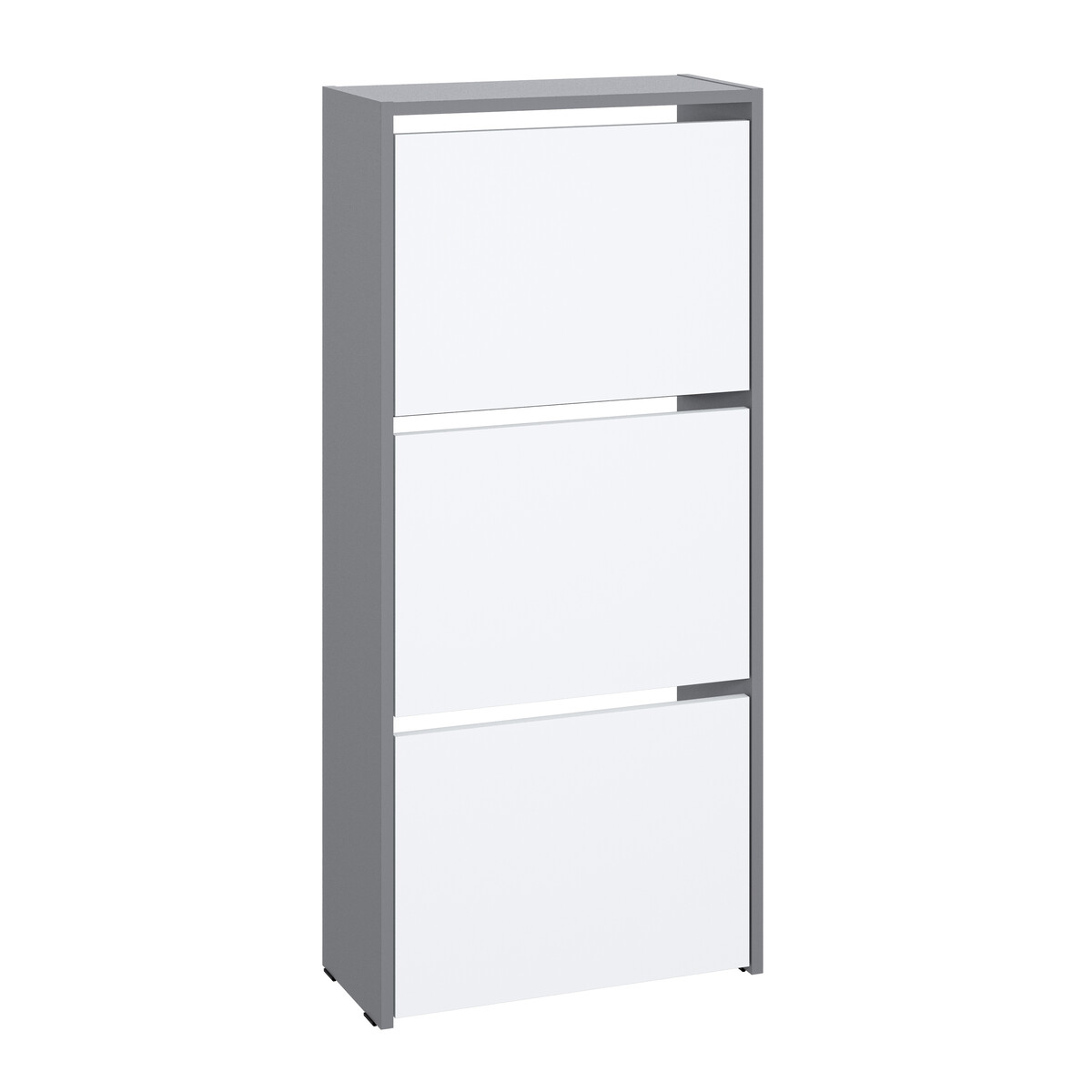 

Обувница (3 секции) Лайт/МК, Белый;серый;серый шифер/белый