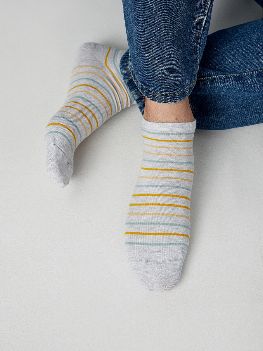 

Носки мужские, Серый;св.серый меланж