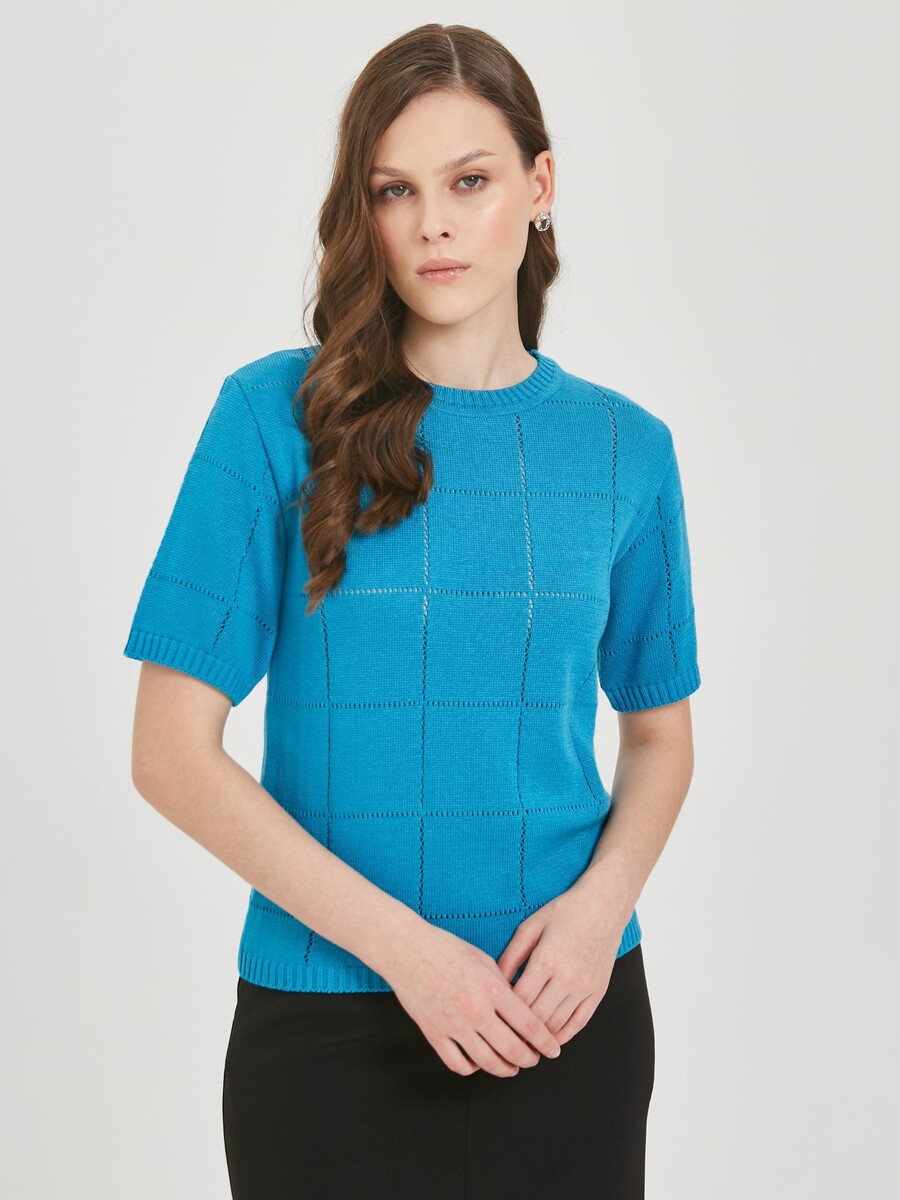 

Блузка, Голубой;голубой атолл