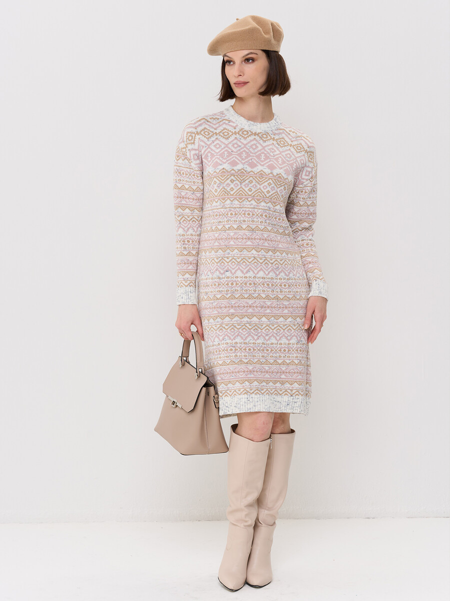 

Платье, Бежевый;вечерний иней/латте/розовый жемчуг