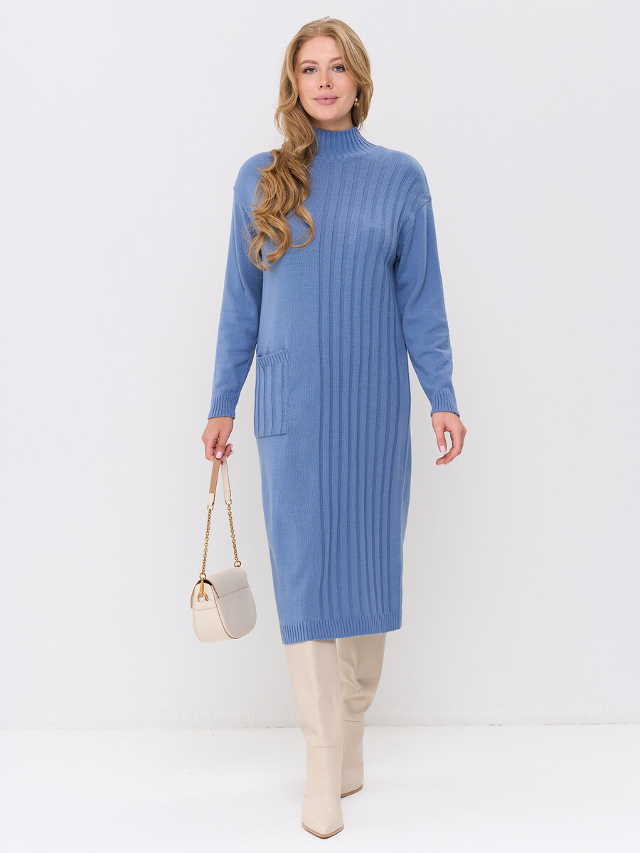 

Платье, Голубой;зимнее утро