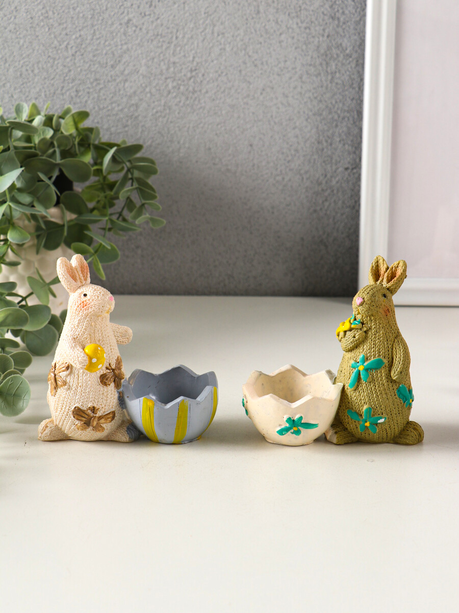 

Фигурка-подставка полистоун, Разноцветный