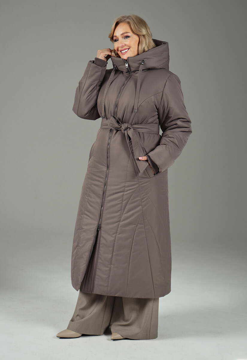 

Пальто, Коричневый;какао