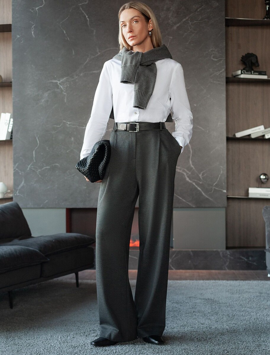 

Брюки, Серый;серый меланж