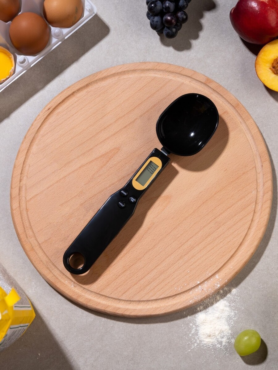 

Мерная ложка lv-507, электронная, до 0.5 кг, черная