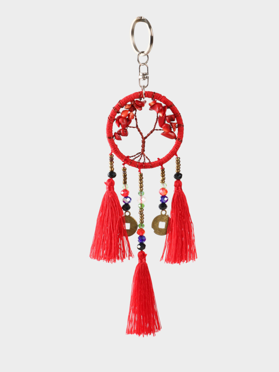 

Брелок ловец снов, Красный