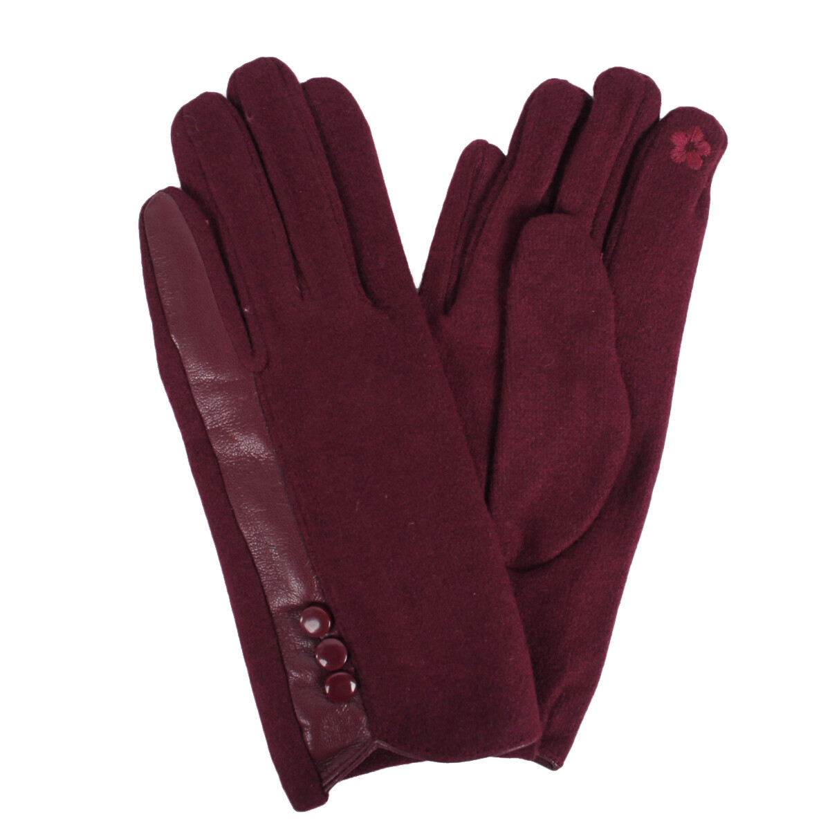 

Перчатки, Бордовый