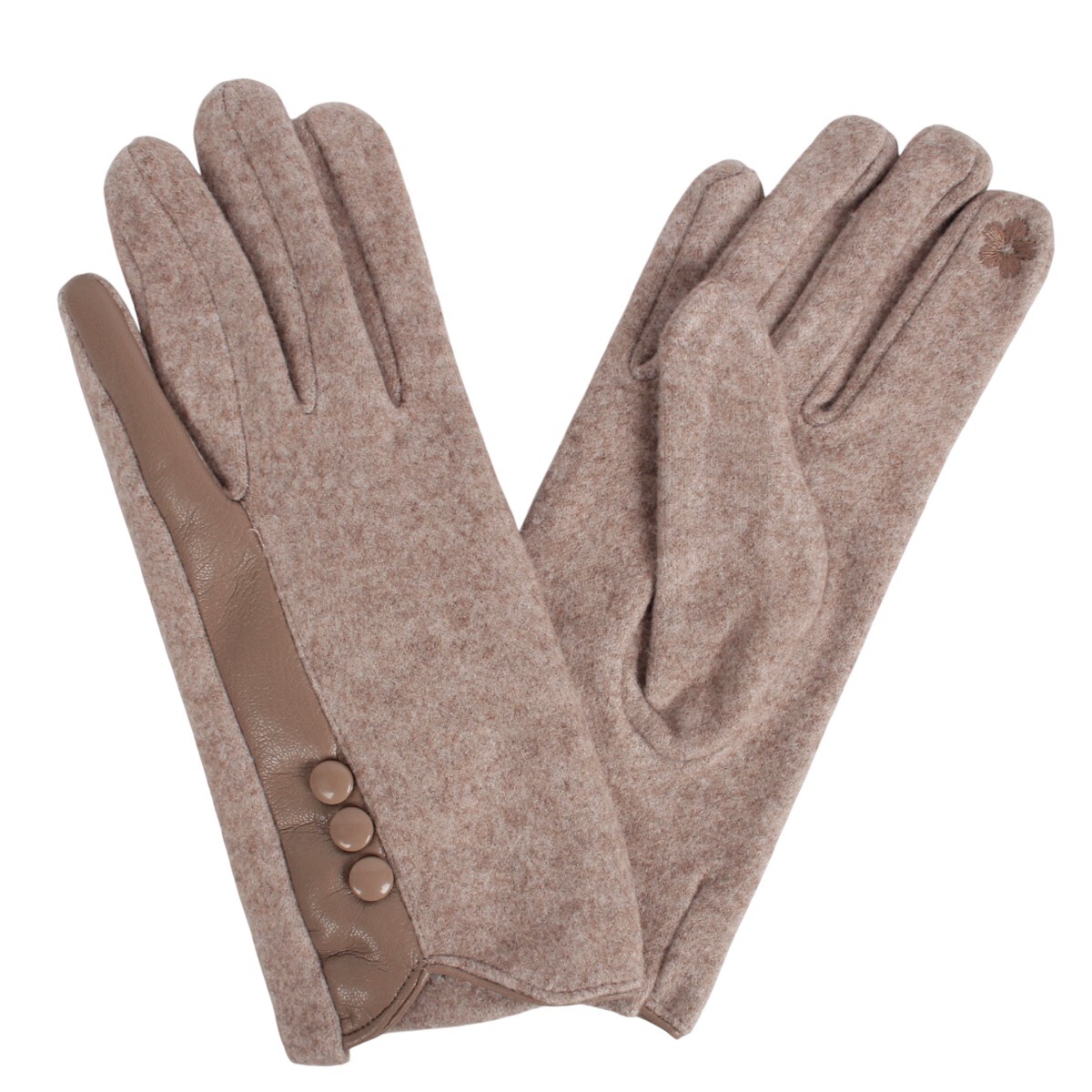 

Перчатки, Бежевый;коричневый