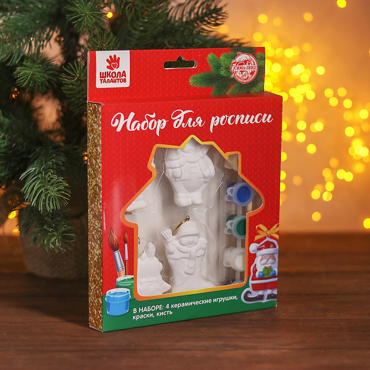 

Ёлочные украшения под роспись с подвесом