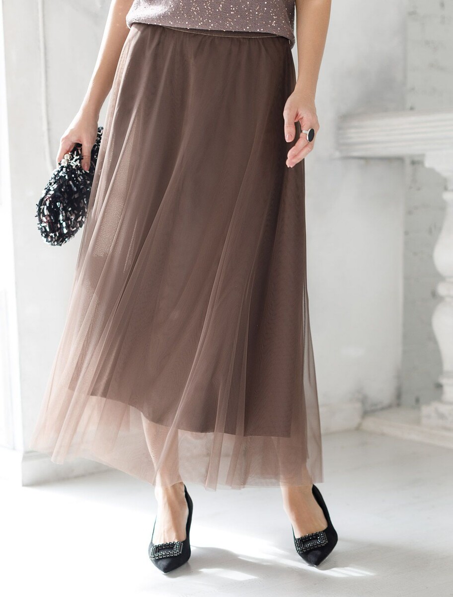 

Юбка кофейный, Коричневый;кофейный