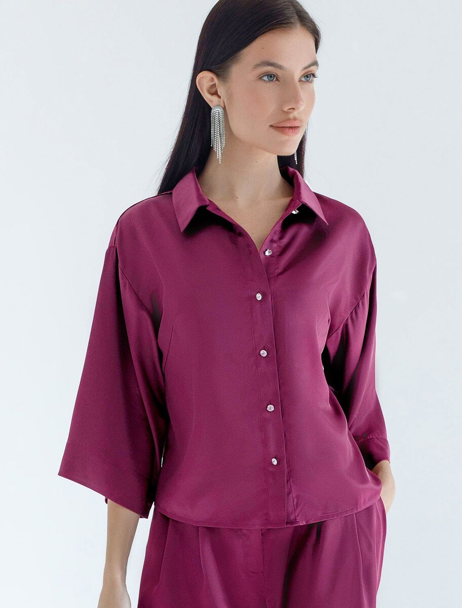 

Блузка, Фиолетовый;бургунди