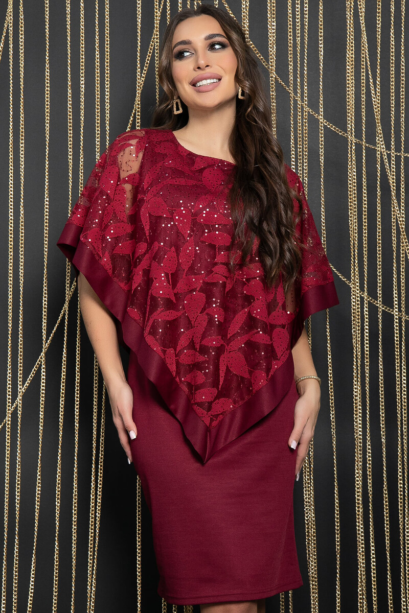 

Платье, Бордовый