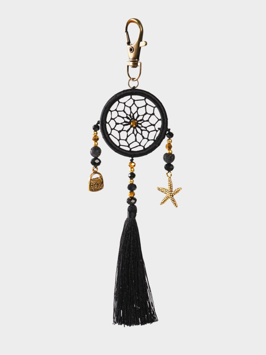 

Брелок ловец снов, 17 см, черный