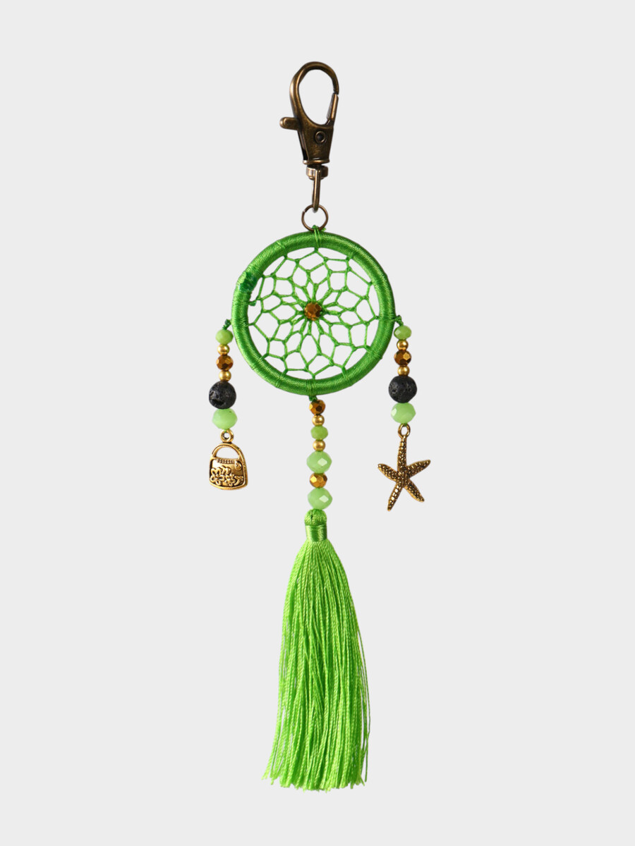 

Брелок ловец снов, 17 см, зеленый