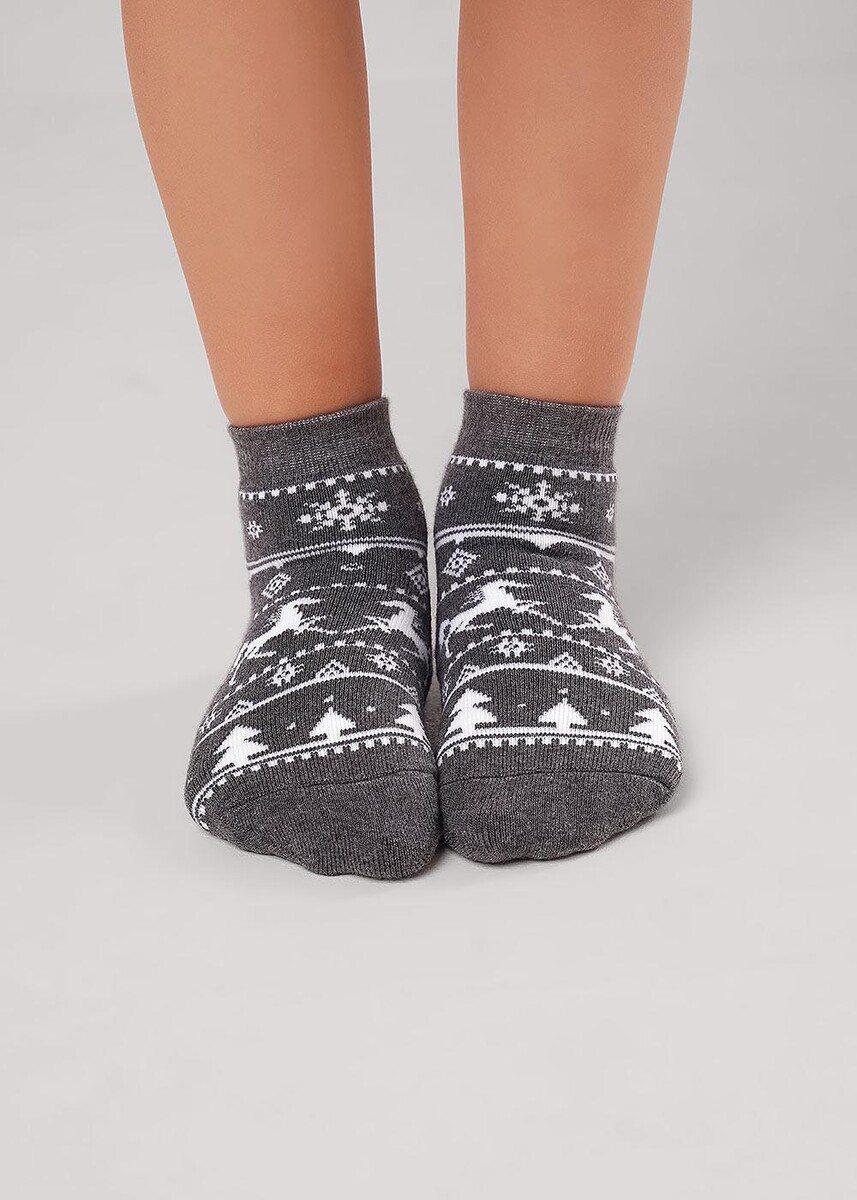 

Носки, Серый;меланж т.серый