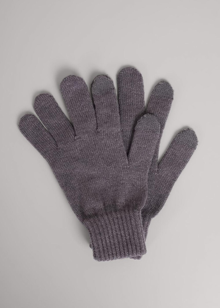 

Перчатки варежки, Серый;меланж серый