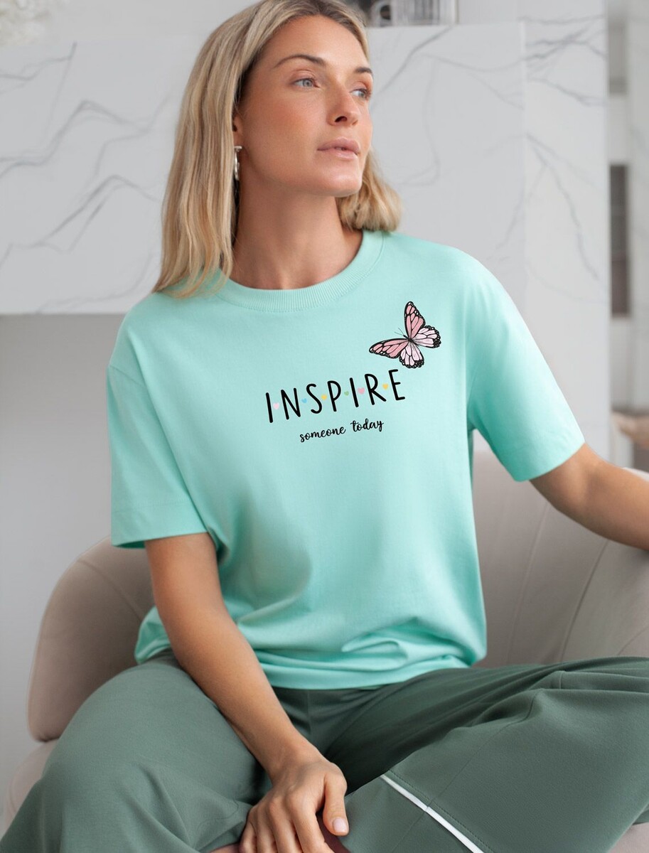 

Футболка, Бирюзовый;мятный_inspire