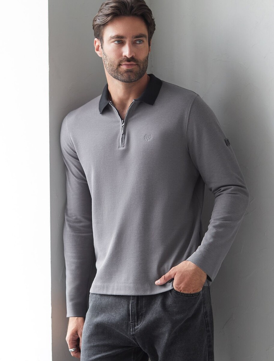 

Джемпер, Серый;т.серый