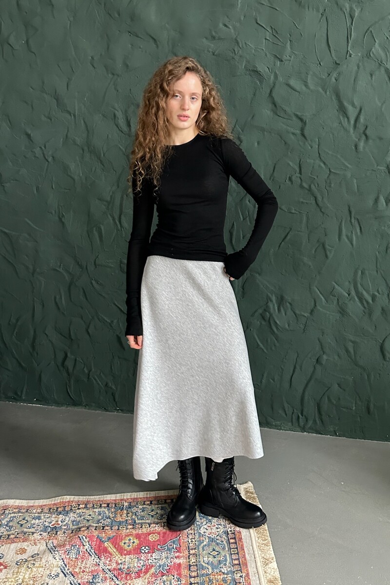 

Юбка, Серый;серый меланж