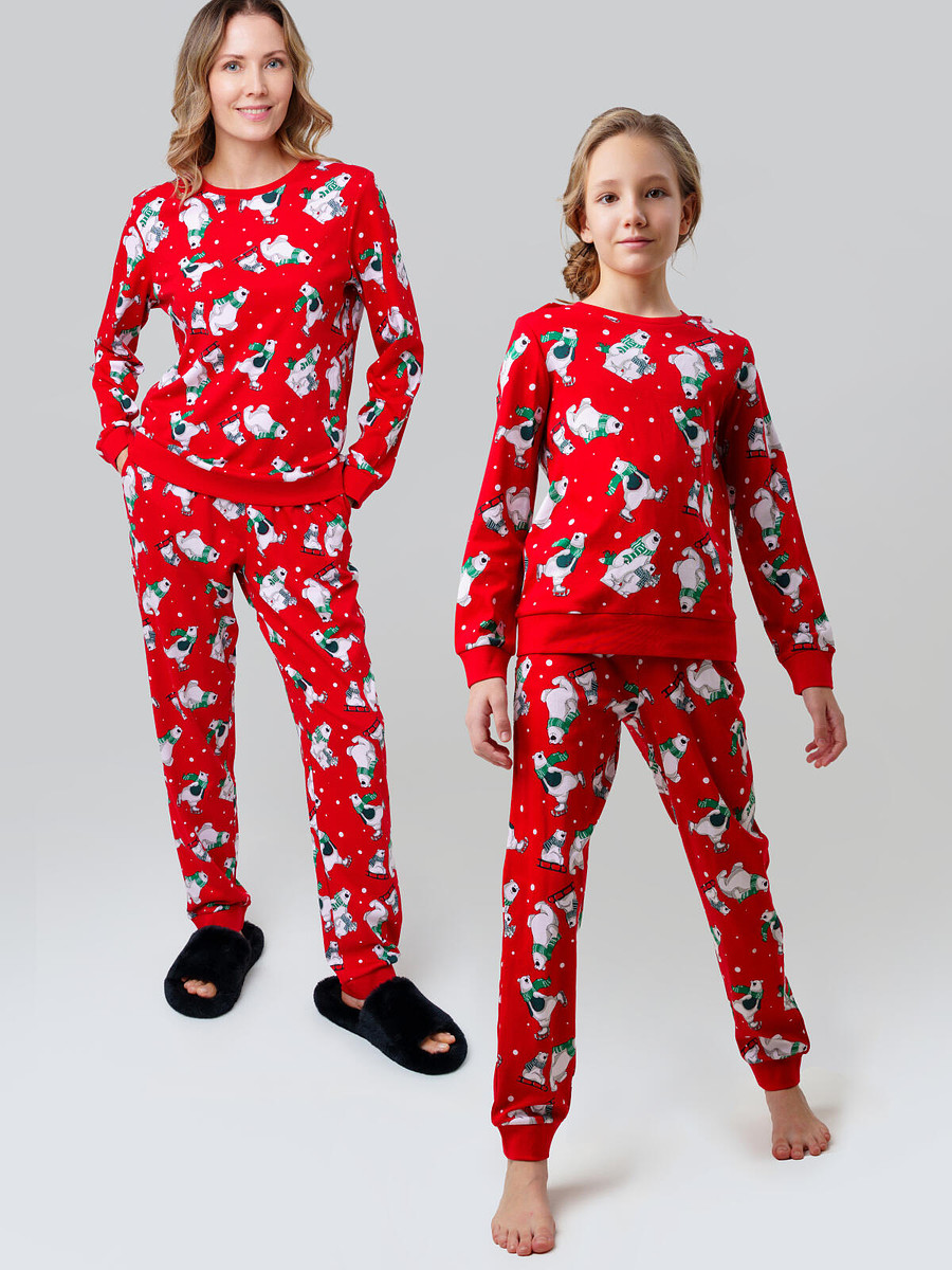 

Пижама трикотажная, Красный