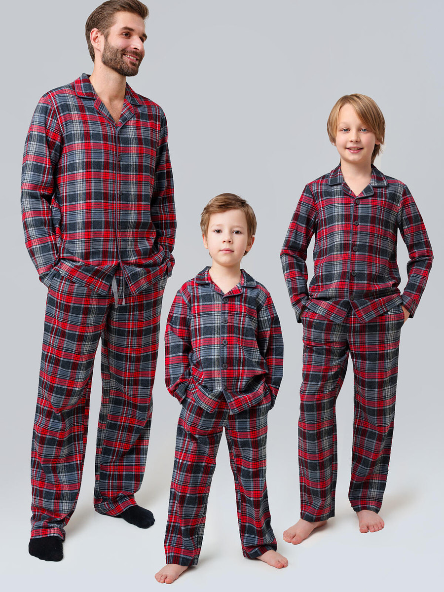 

Пижама трикотажная, Серый;разноцветный