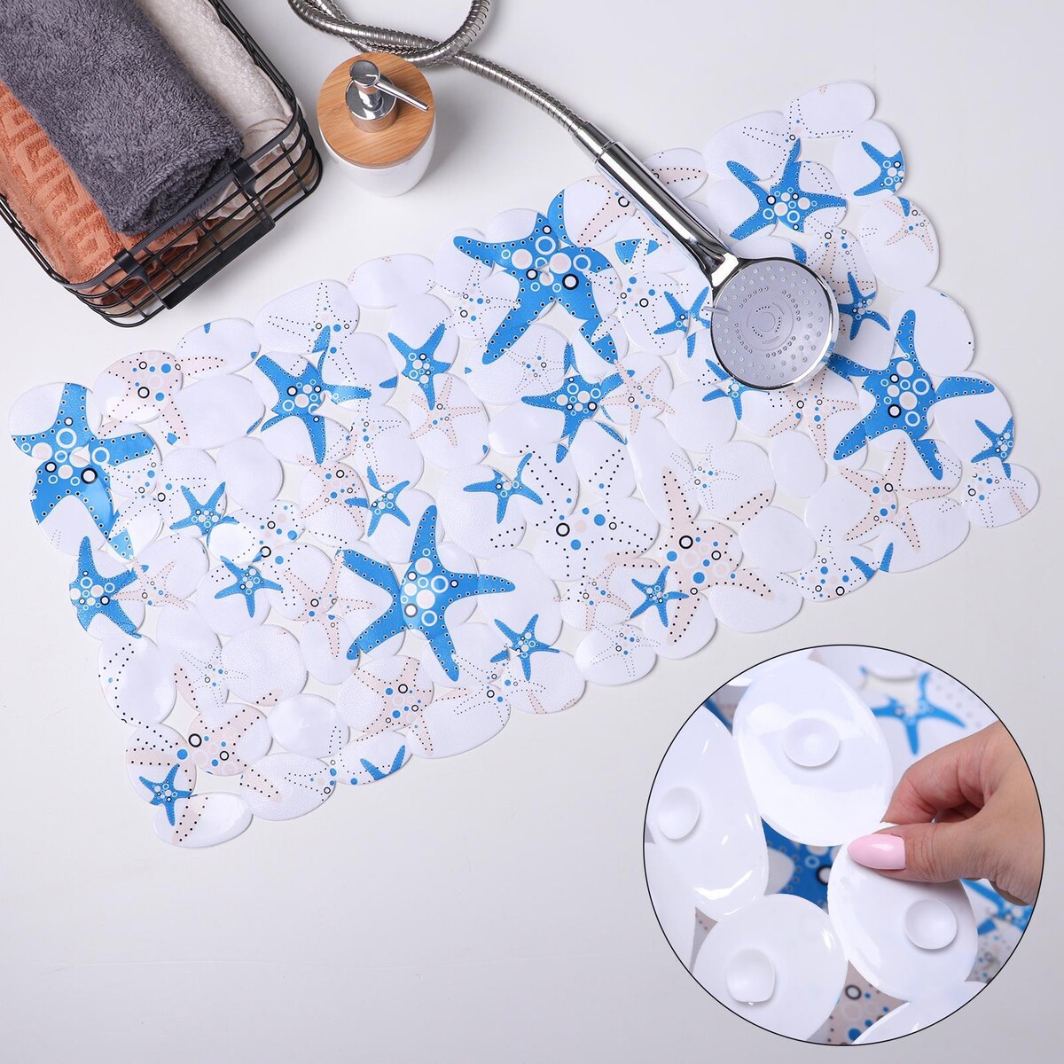 

Коврик, Белый