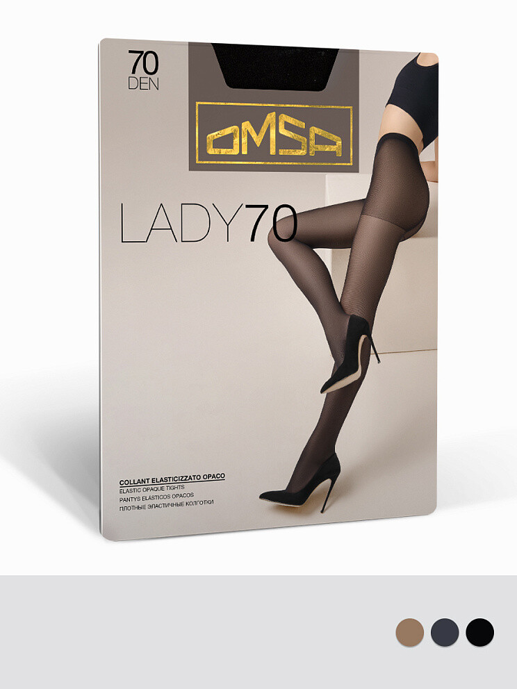 

Колготки Oms Lady 70, Серый;fumo
