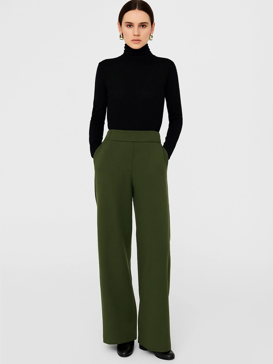 

Брюки женские зеленые, Хаки;хвоя