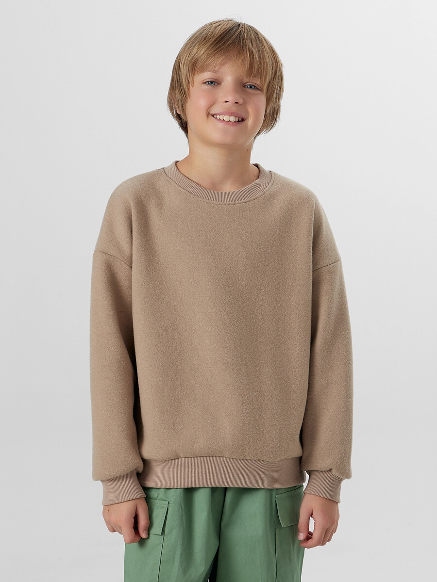 

Свитшот для мальчиков серый, Бежевый;серо -бежевый