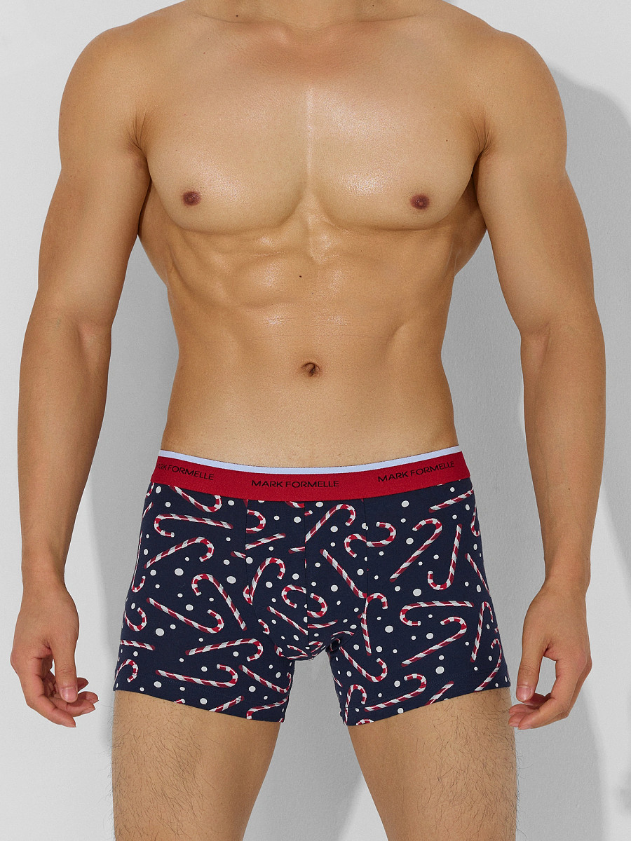 

Трусы мужские, Синий;леденцы на т.синем