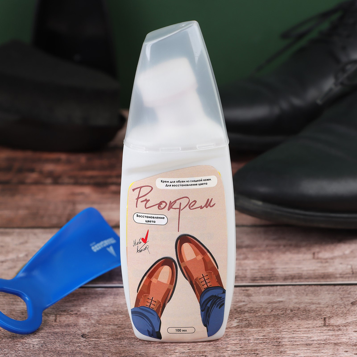 

Крем для гладкой кожи с губкой для обновления цвета, 60 мл, Прозрачный