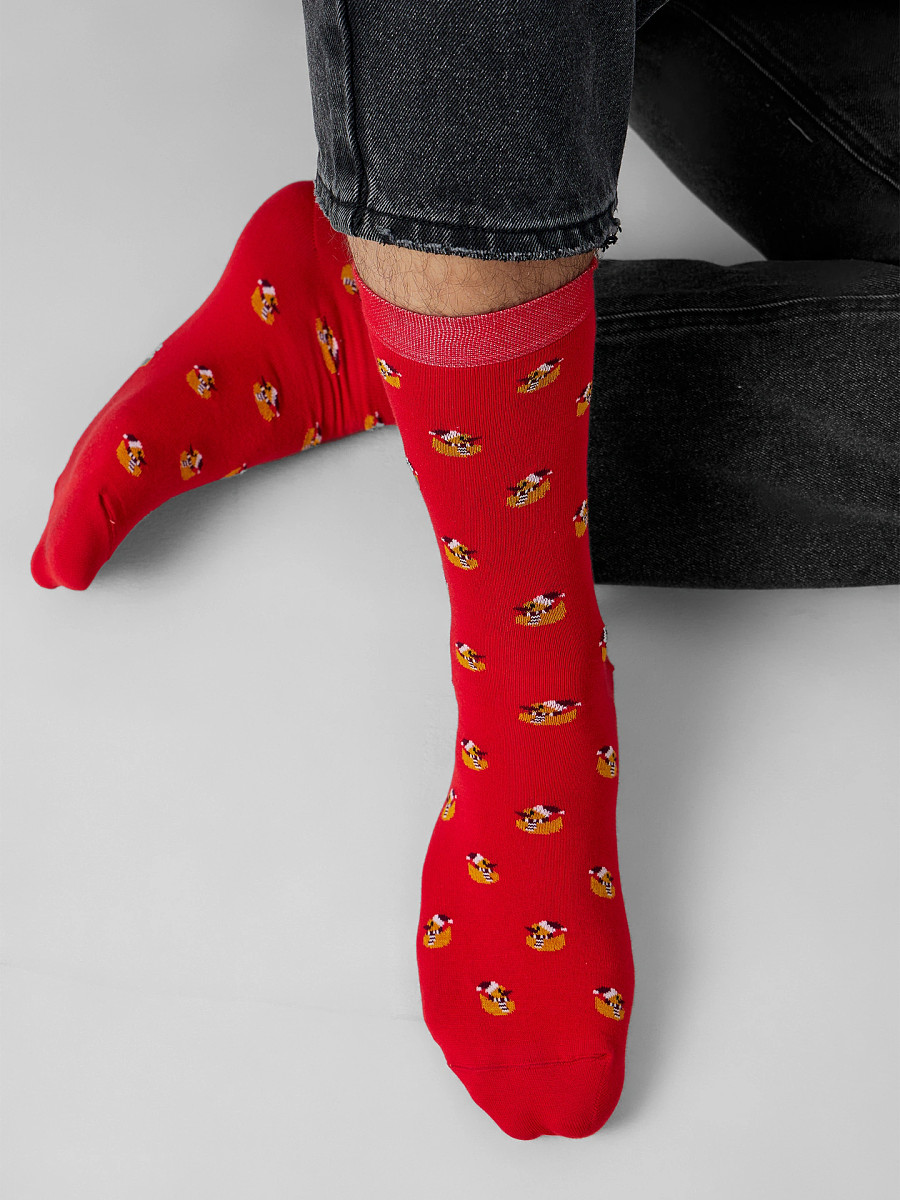 

Носки мужские, Красный;я.красный