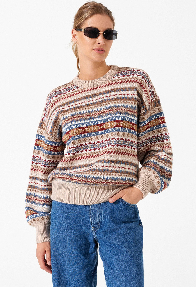 

Джемпер, Бежевый;светло-бежевый