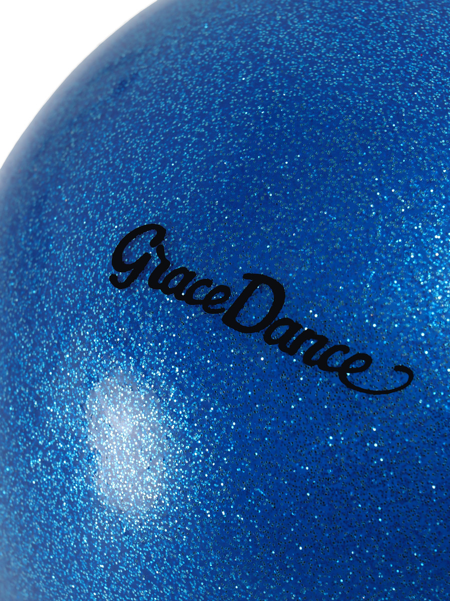 

Мяч для художественной гимнастики grace dance, 15 см, синий