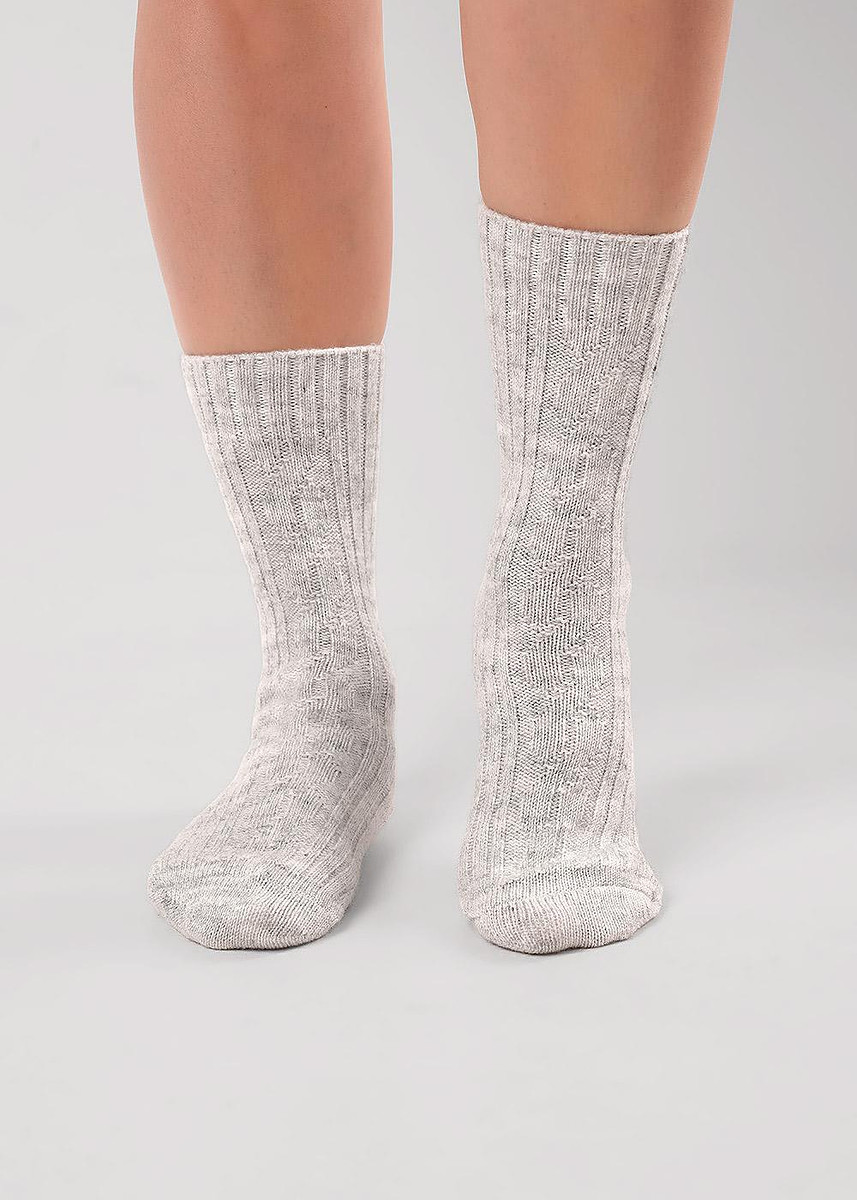 

Носки, Серый;меланж св.серый