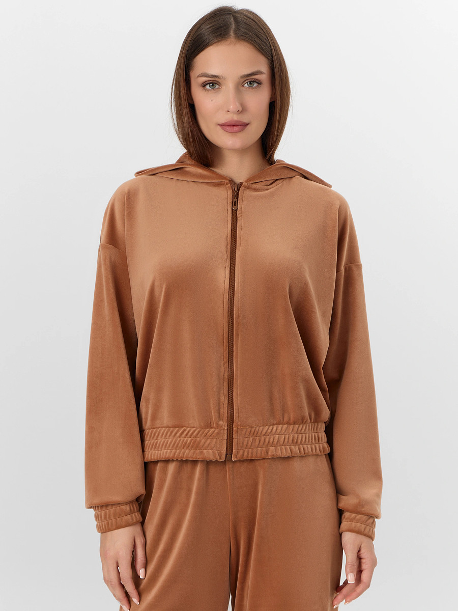 

Толстовка женская, Коричневый;жженый сахар