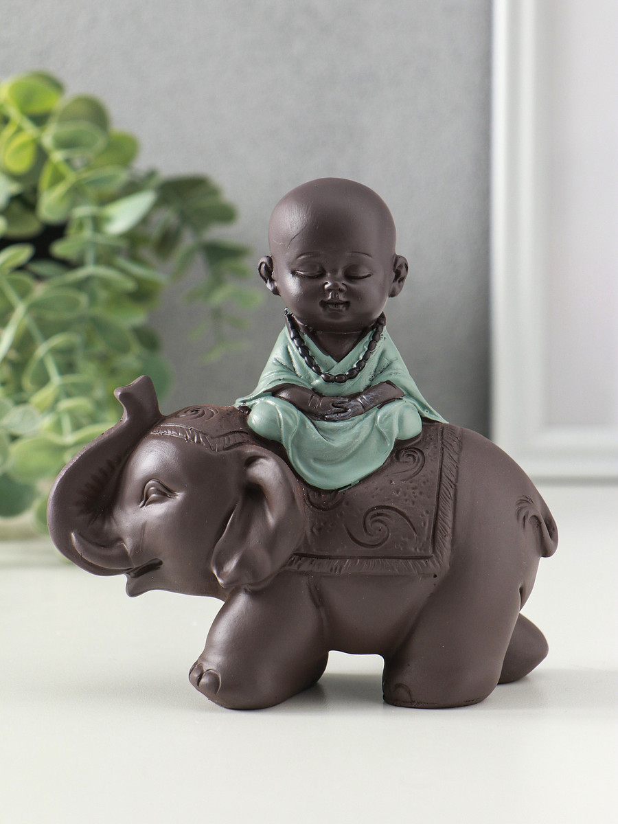 

Фигурка полистоун, Коричневый;зеленый