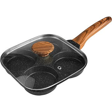 Сковорода 18,5см для оладий с крышкой 1