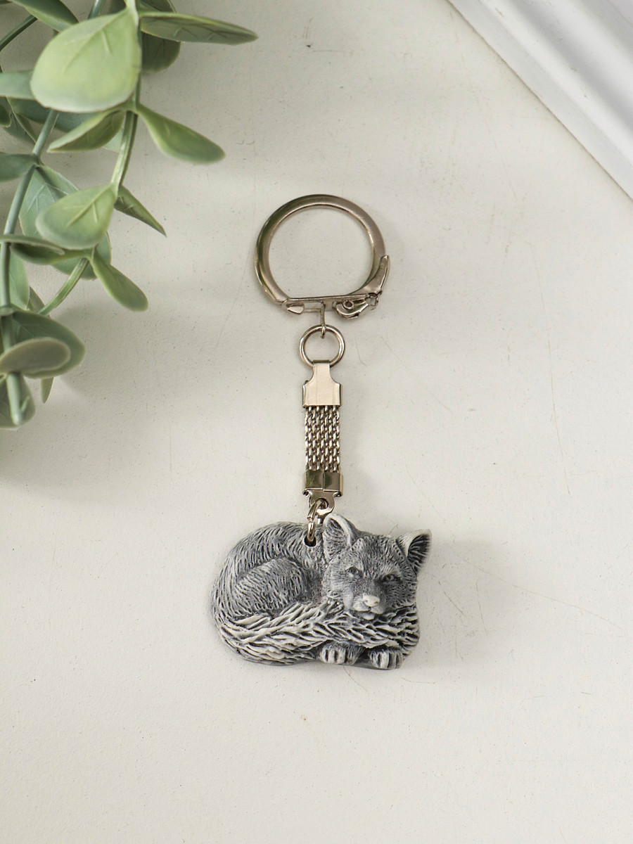 

Брелок для ключей на кольце, Серый