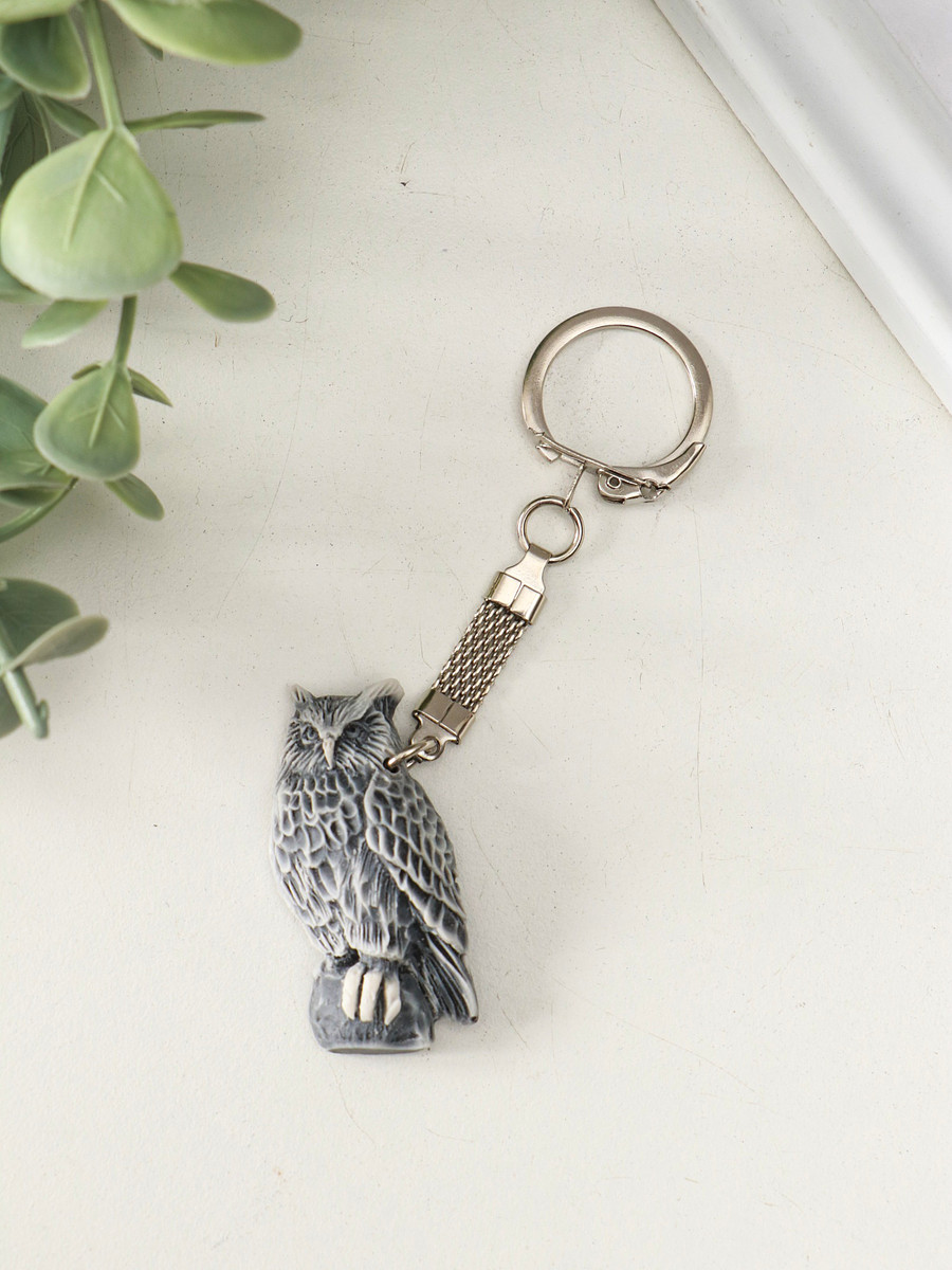 

Брелок для ключей на кольце, Серый