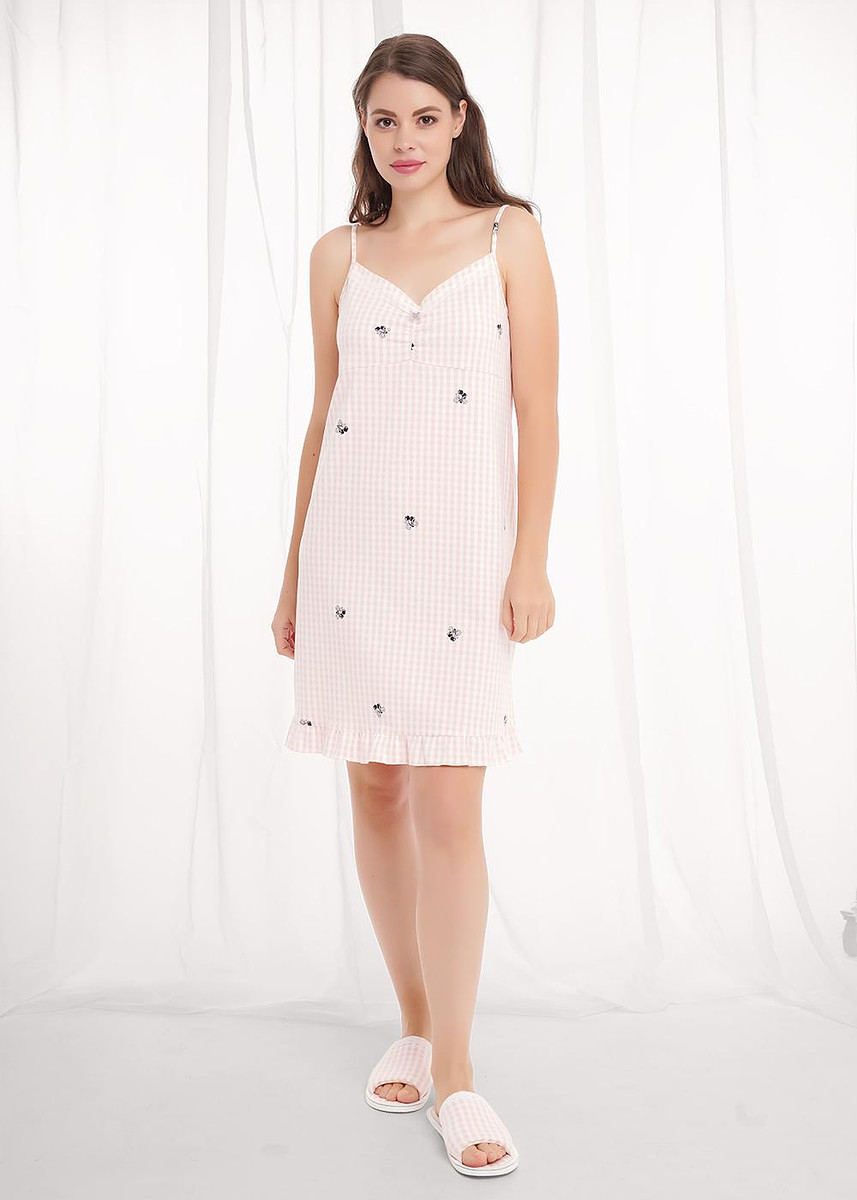 

Сорочка, Бежевый;св.розовый/белый