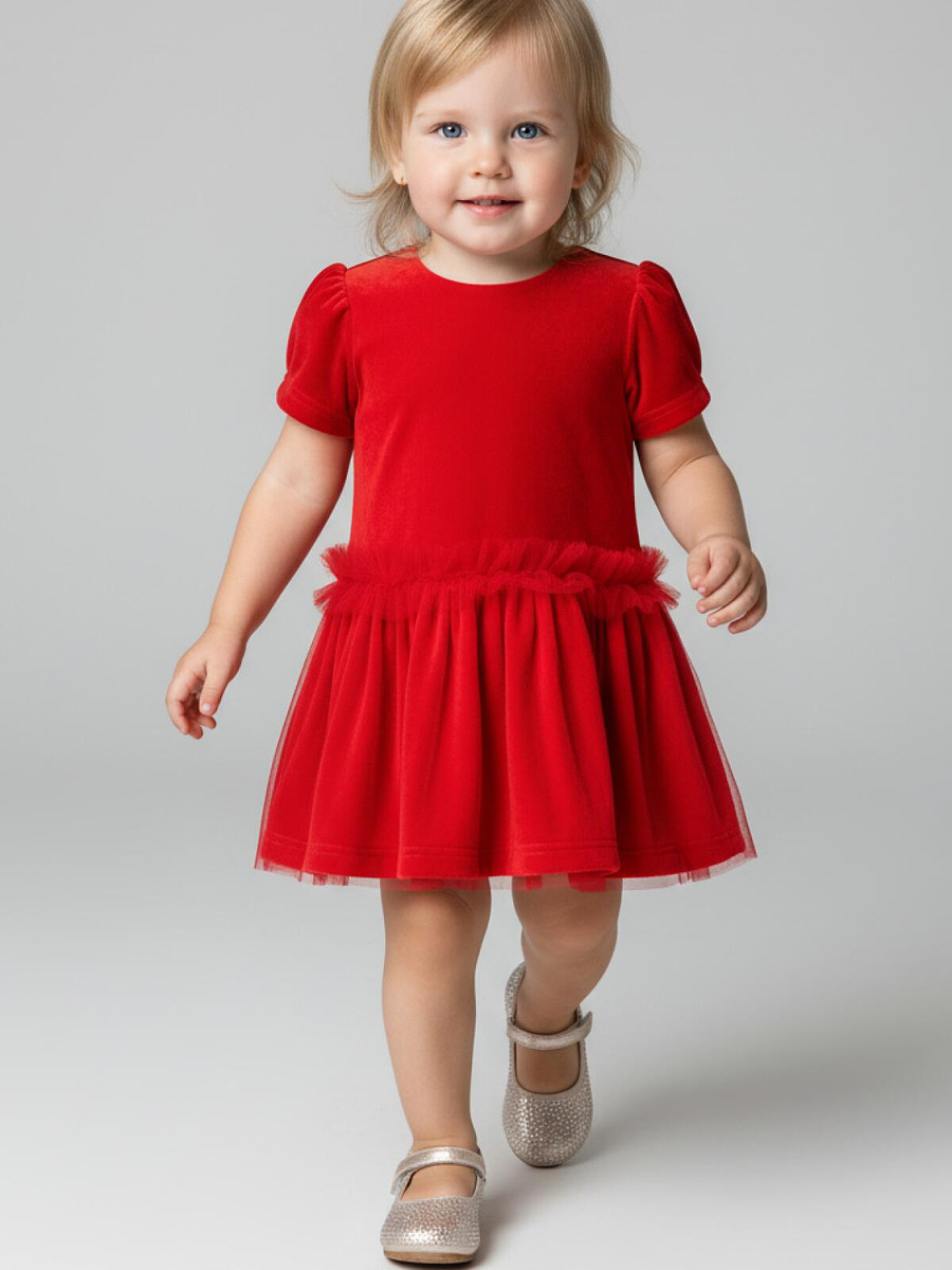 

Платье трикотажное, Красный