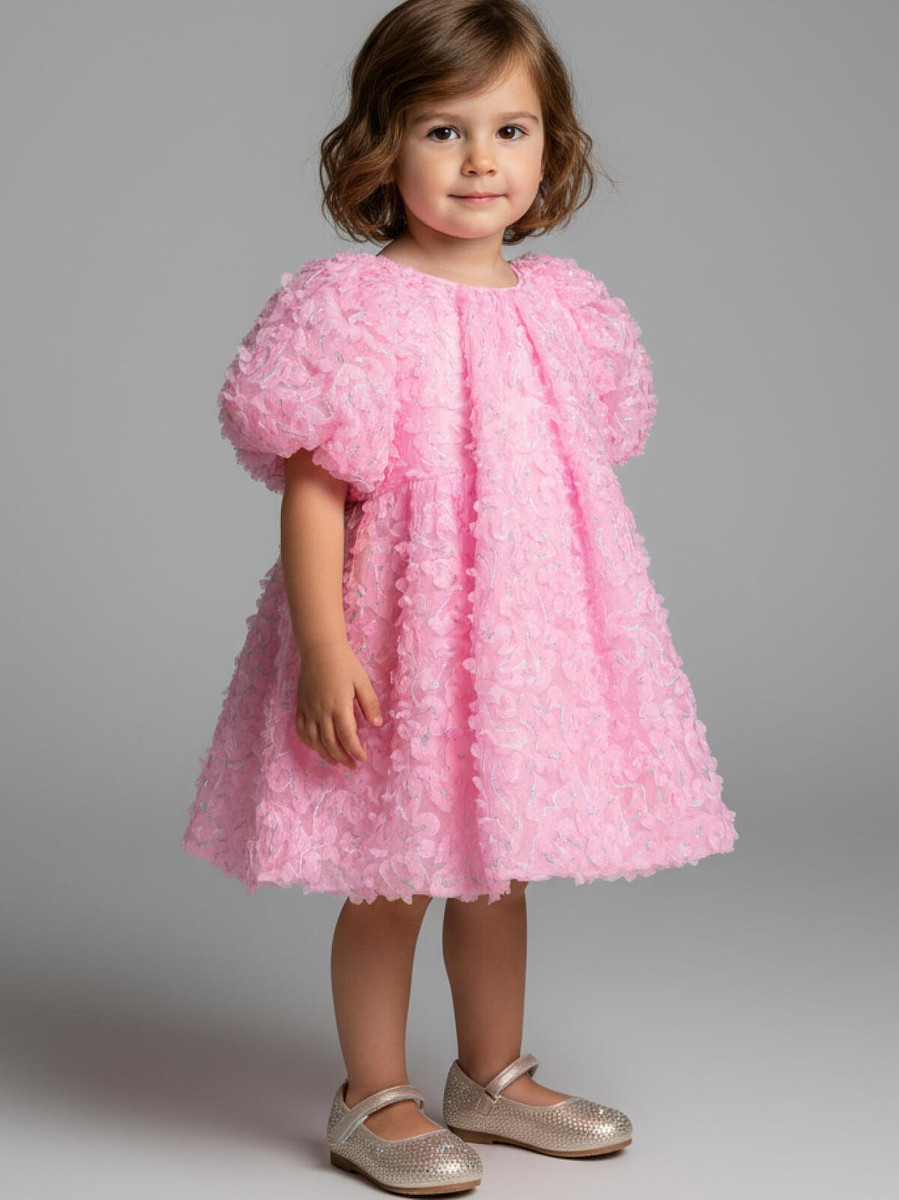 

Платье трикотажное, Розовый;светло-розовый